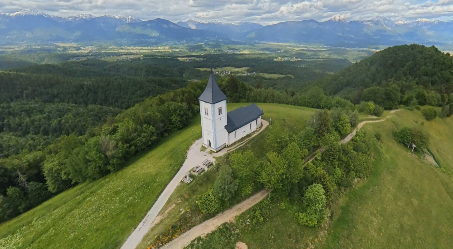 Jamnik s panoramo Gorenjske (850 m)